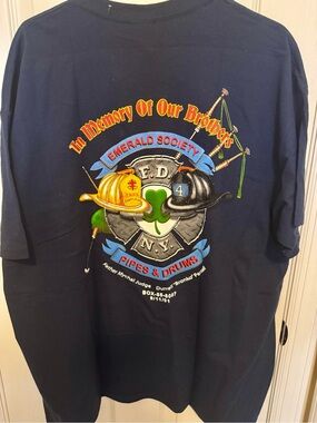 FDNY Pipes & Drums 9/11 Memorial Tee